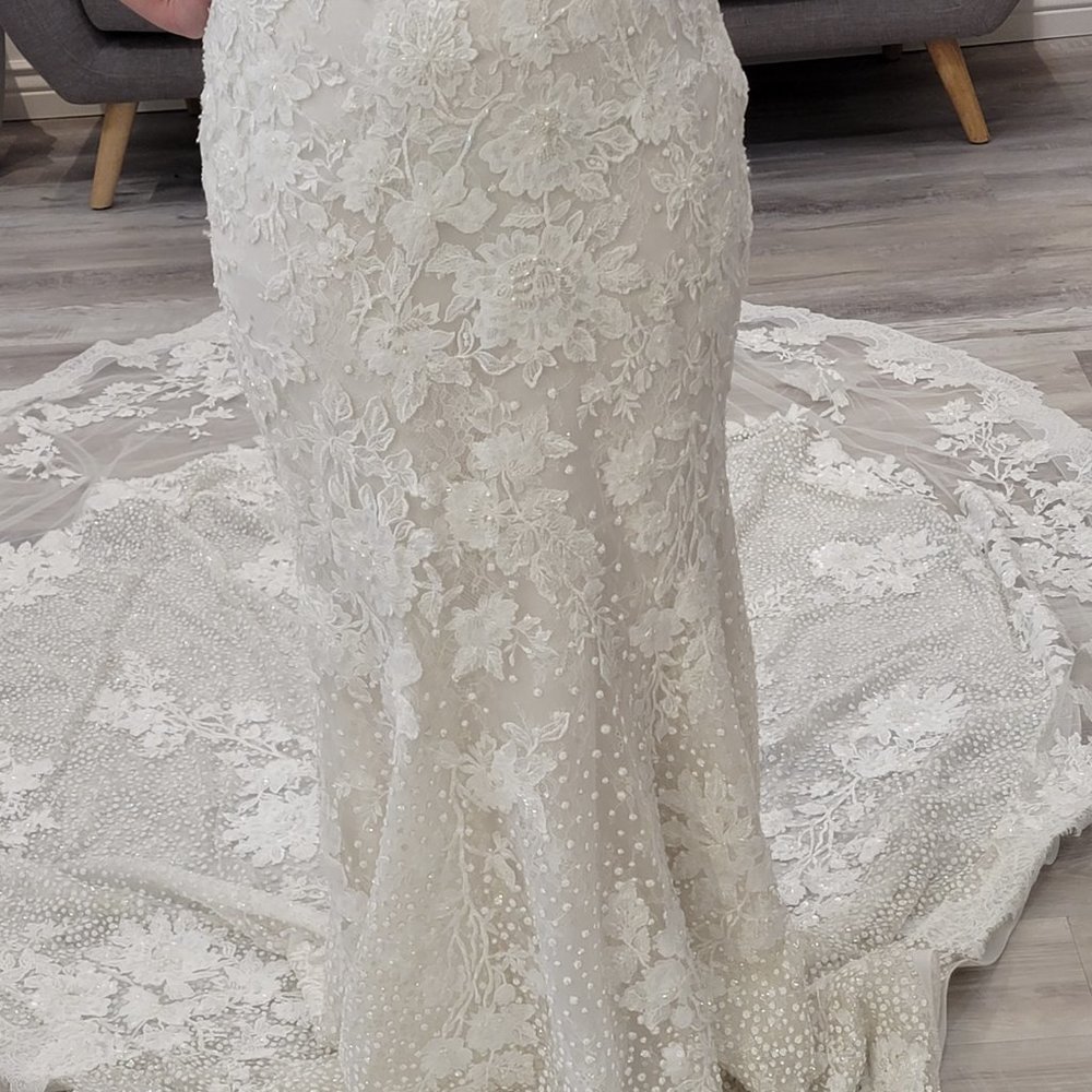 PRONOVIAS  WEDDING DRESS - Picture 4 of 11